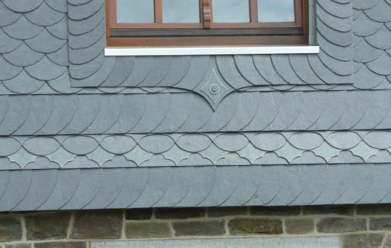 Dekorative Deckung Detail