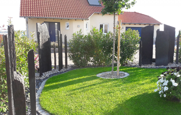 Garteneinfassung Schieferquarzit Bretter