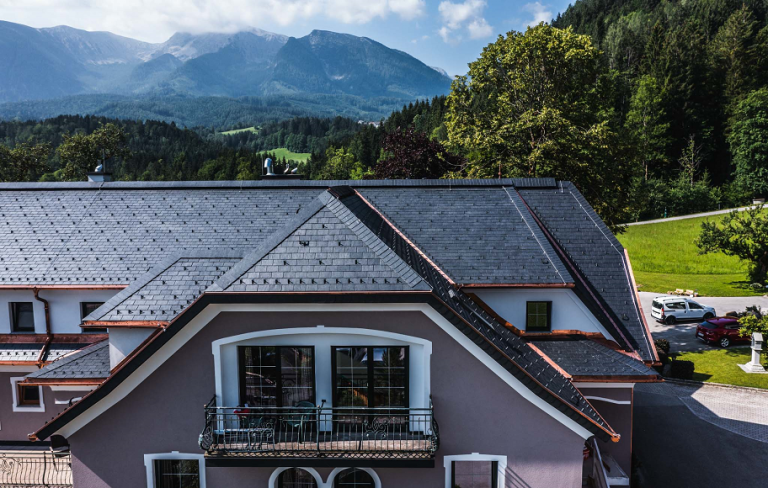 Rechteckdeckung mit Balkon