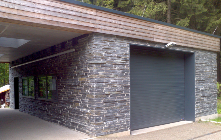 Schieferquarzit Verbelndstein Garage