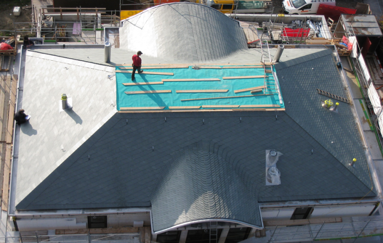 Schuppendeckung 26x21 schilfgrün 2