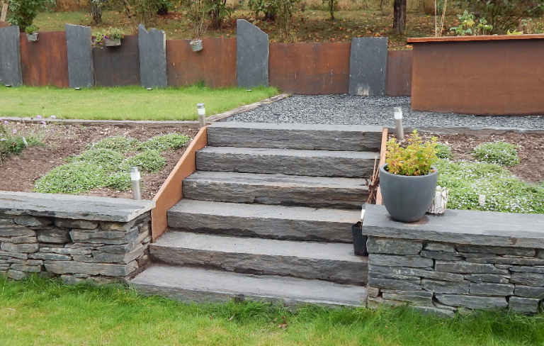 Treppe Schieferquarzit