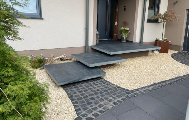 schwebende Stufen Assulo Schiefer