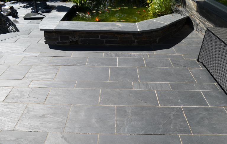 Bahnenware Schiefer anthrazit