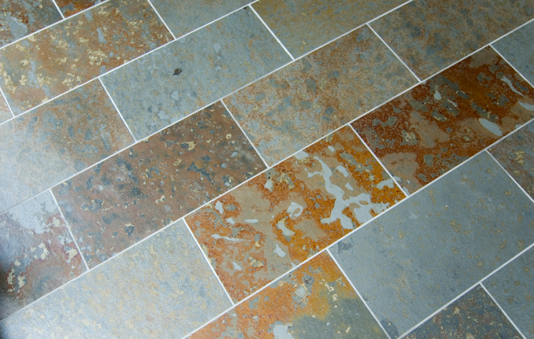 Fliesen Mulitcolor Peacock Detail