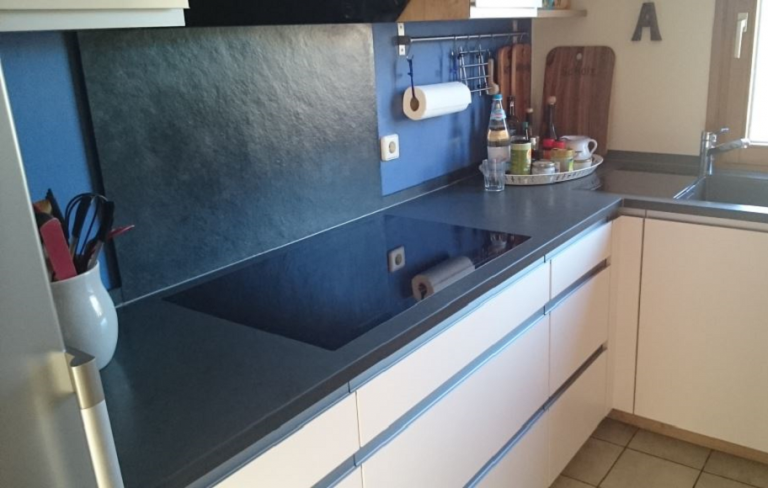 Schiefer graffit Küchenarbeitsplatte